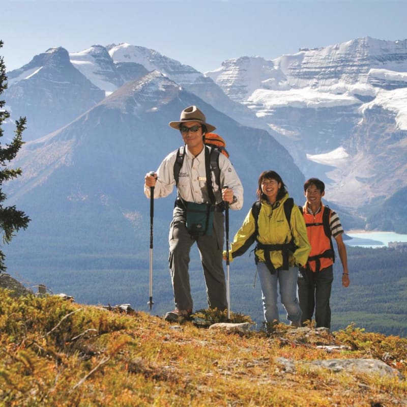 Hiking from Fairmont Chateau Lake Louise