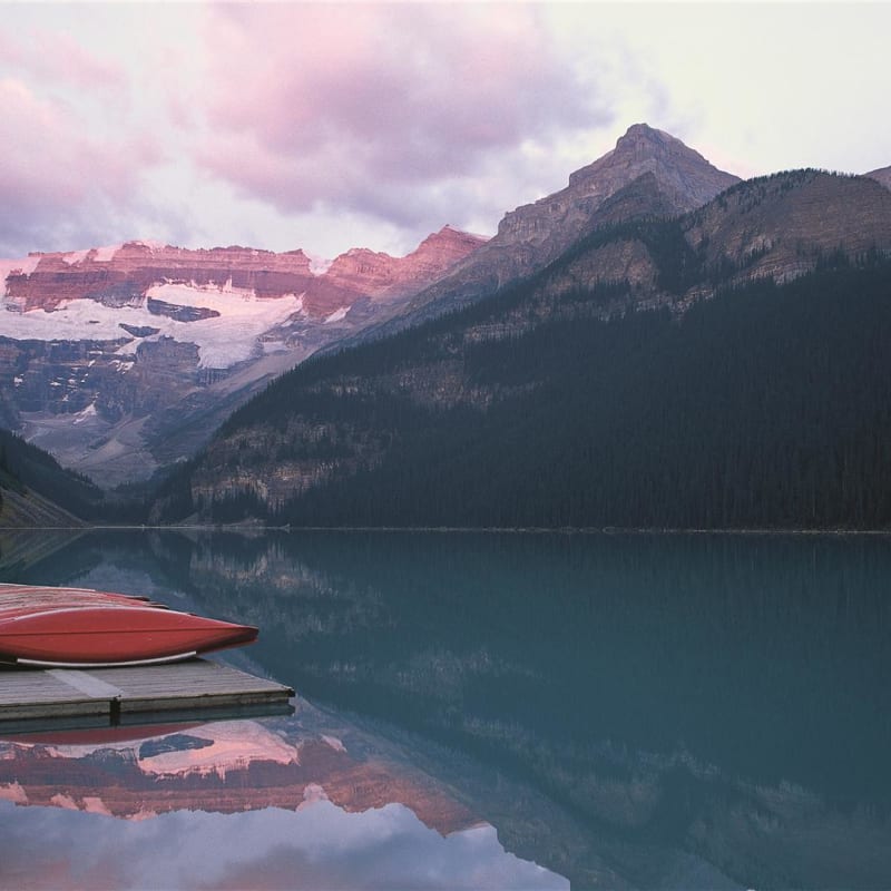 Canoes at Fairmont Chateau Lake Louise