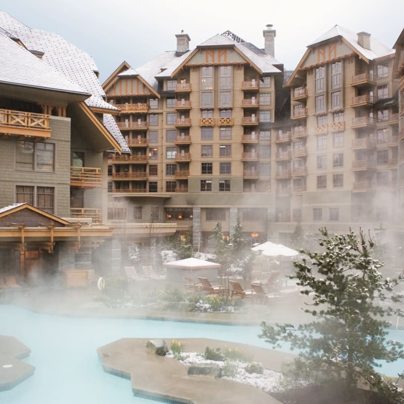 Outdoor pool area at the Four Seasons - Four Seasons Resort Whistler