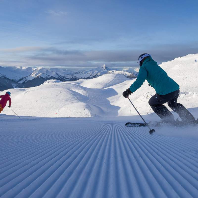 Skiing in Whistler 