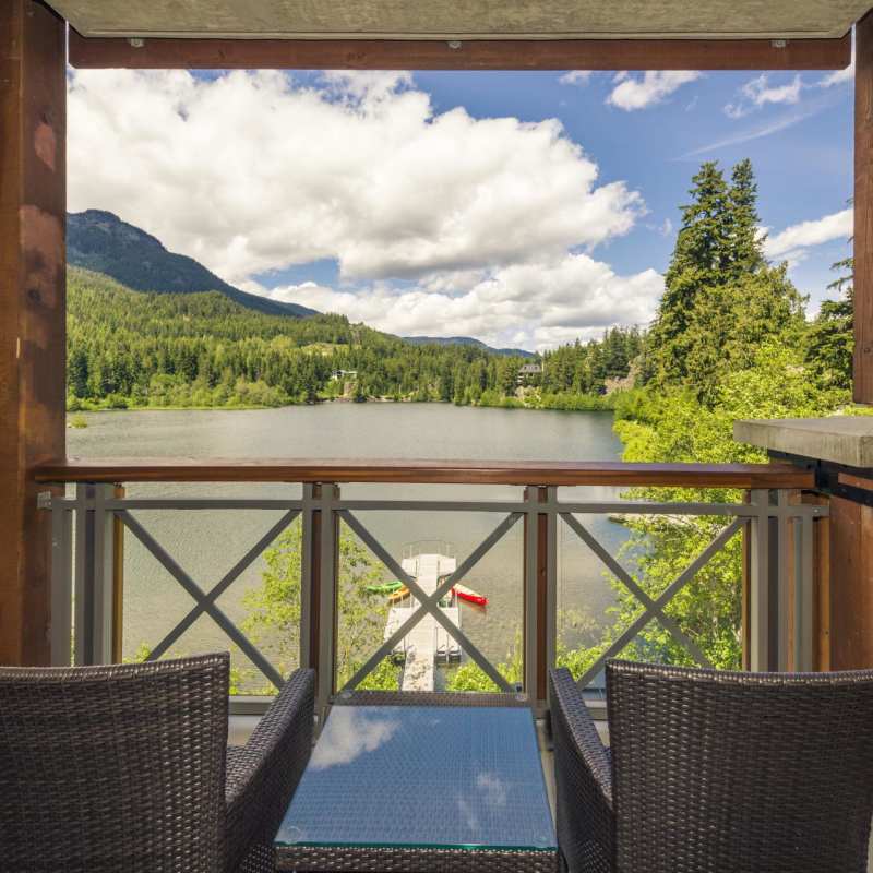 Balcony views - Nita Lake Lodge