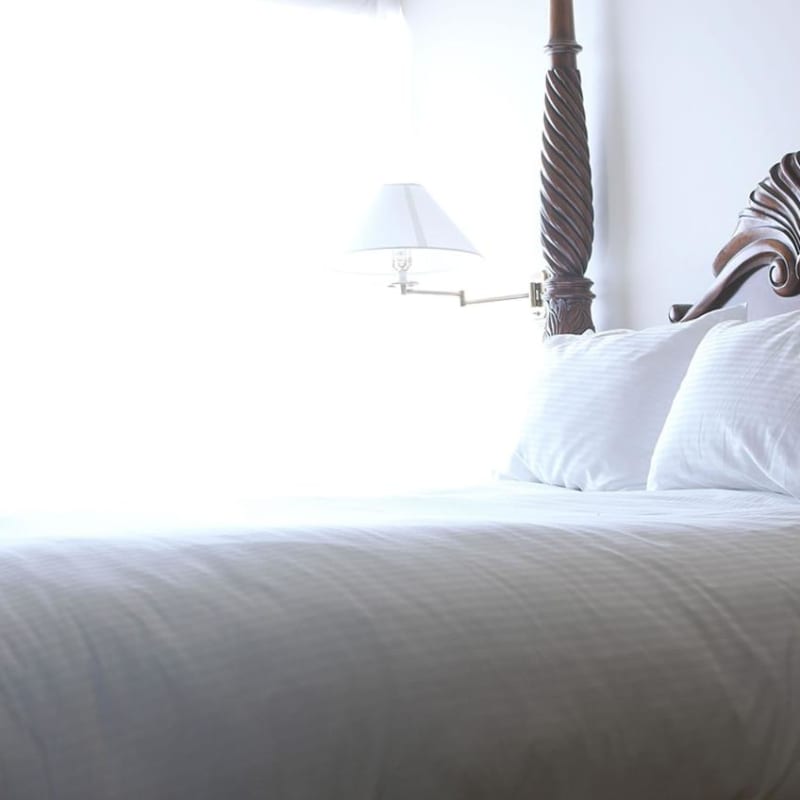 Suite Bedroom at Pillar and Post Inn