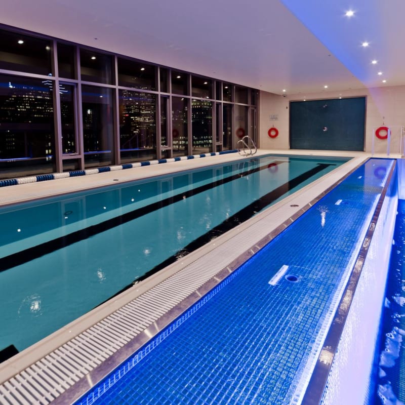 Pool at Ritz Carlton Montreal