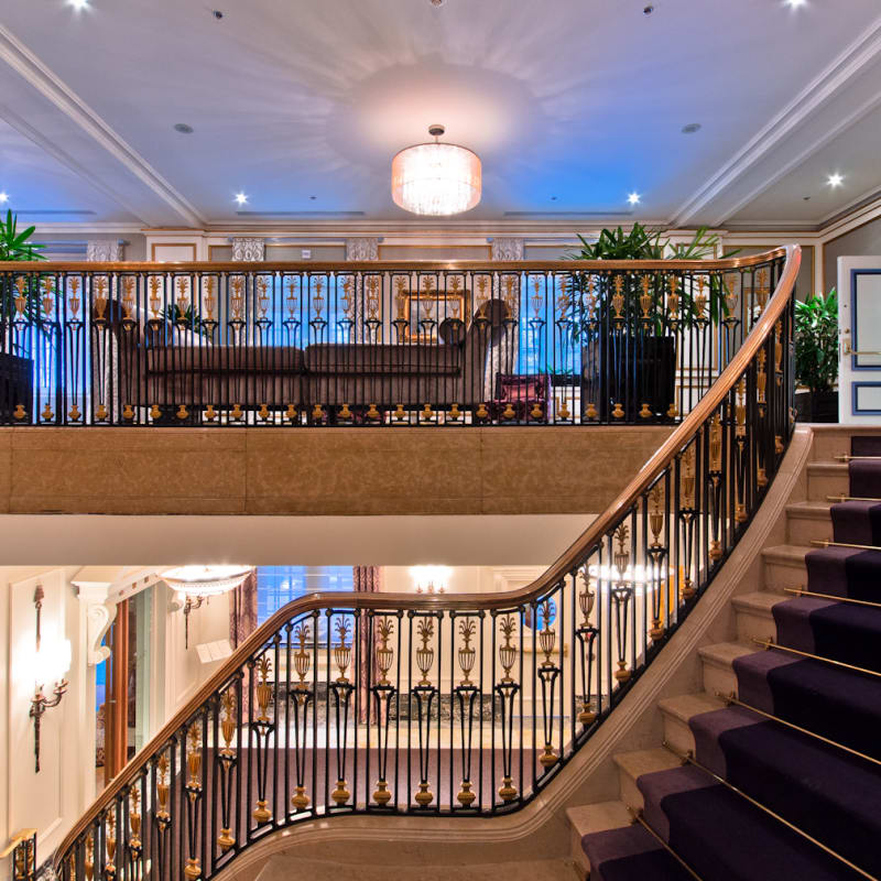 Staircase at Ritz Carlton Montreal