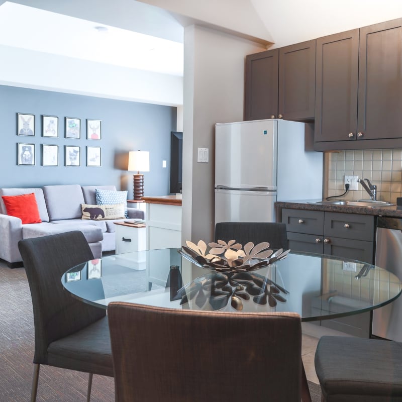 One Bedroom kitchenette - Summit Lodge