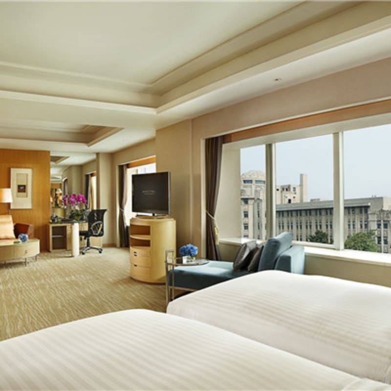 Twin Bed View - Sofitel On Renmin Square