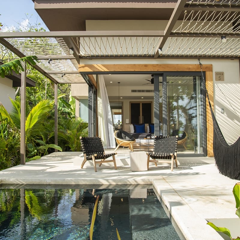 Private plunge pool Ninta Bungalow - Nantipa