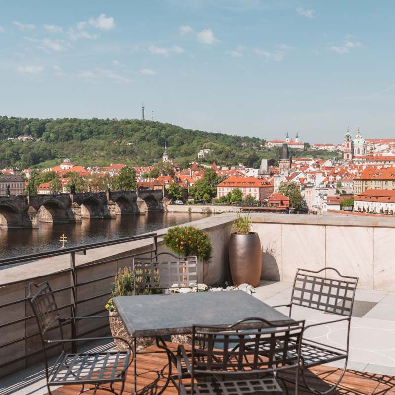Four Seasons Hotel Prague - roof top 