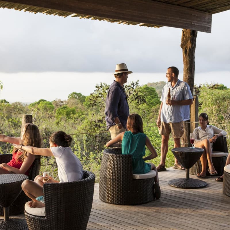 Viewing deck - Galapagos Safari Camp