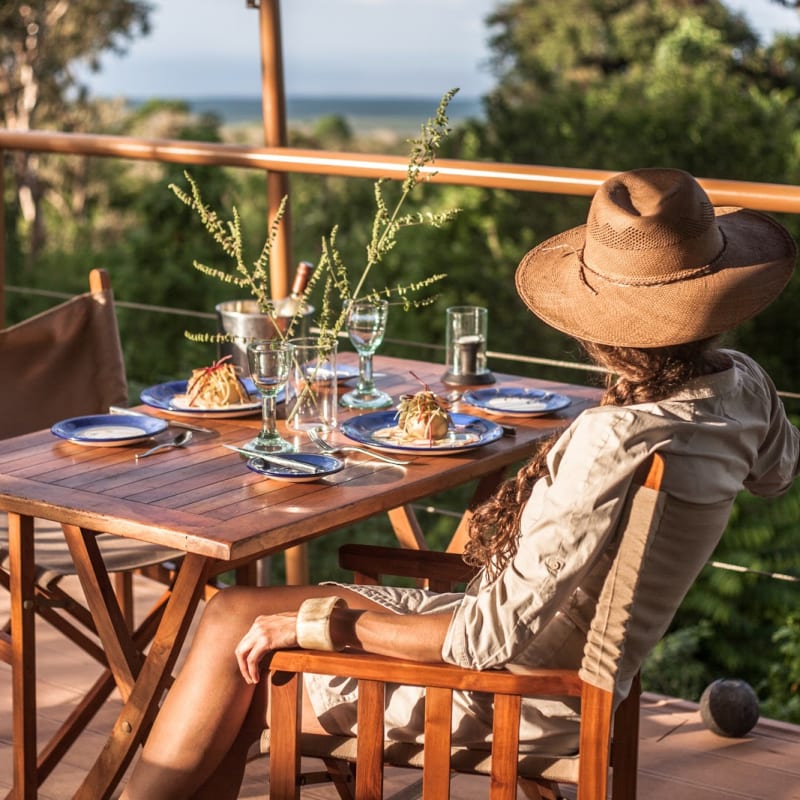 Safari tent deck - Galapagos Safari Camp