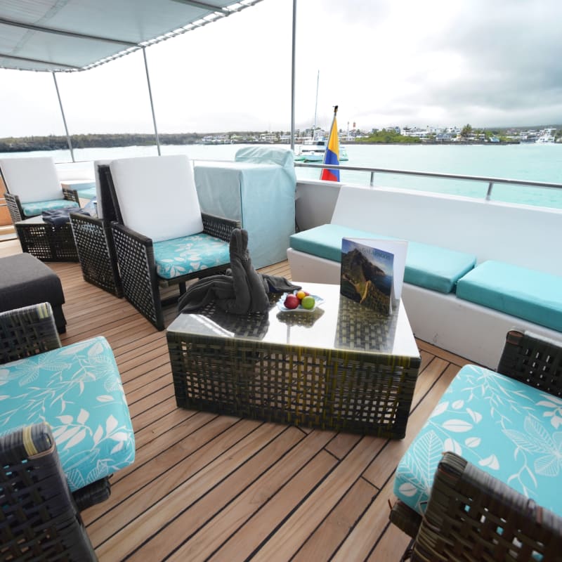 Outside deck