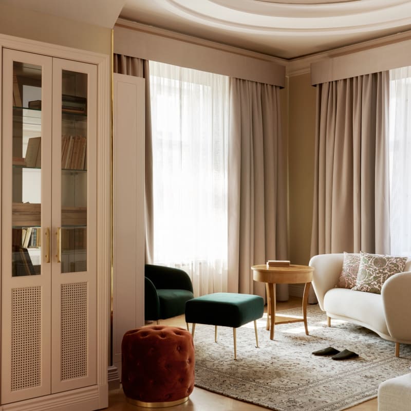 Coupole Suite Living Room