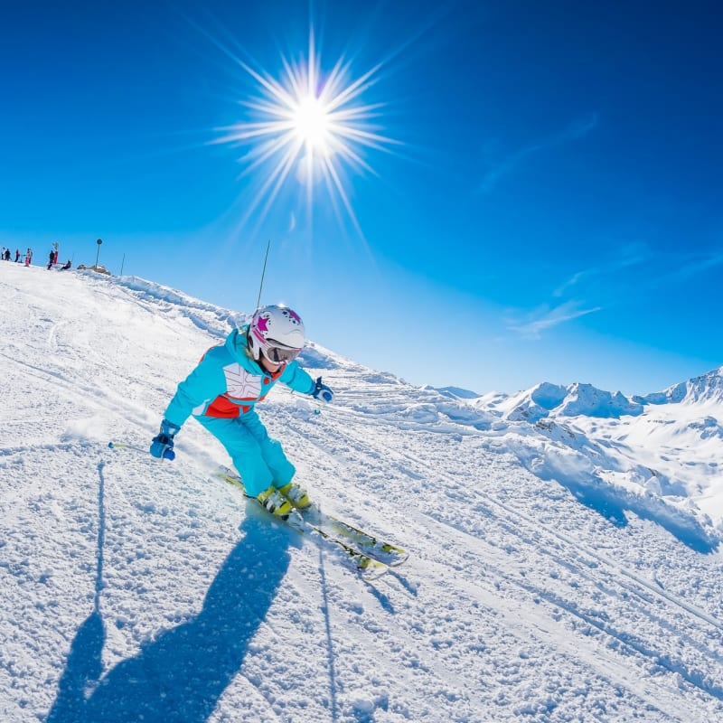 Skiing Val d'Isere 