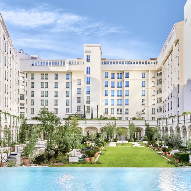 Garden from the pool