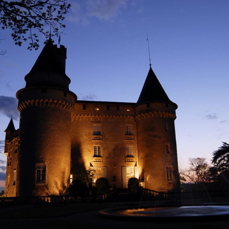 At Night - Chateau de Mercuès