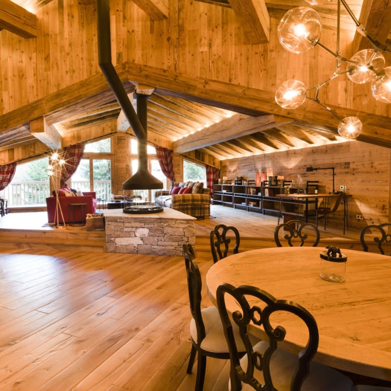 Chalet Sequoia, Living area - La Mourra Hotel Village
