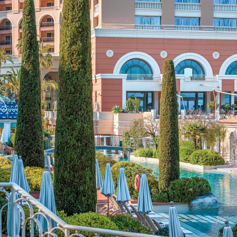 Exterior by the pool