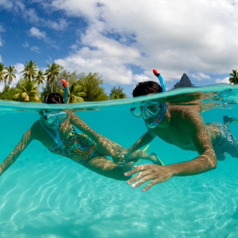 Snorkelling Intercontinental Bora Bora 