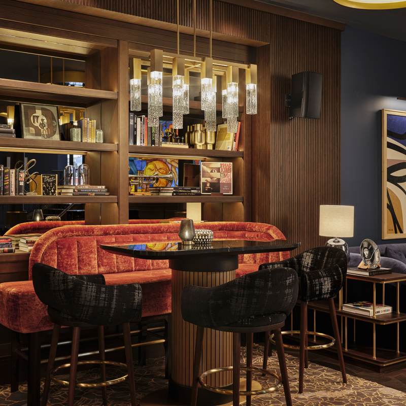 bar area