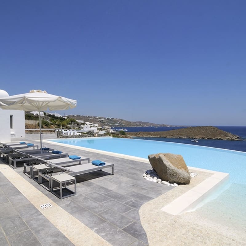 Poolside Views - Villa Gelos
