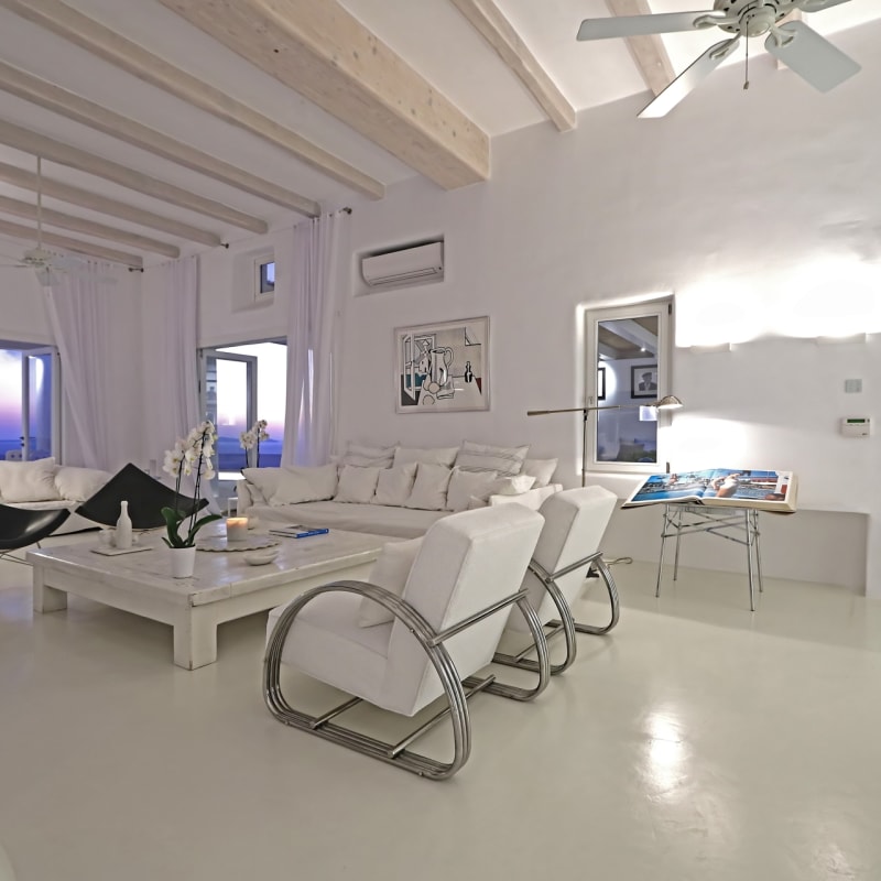 Indoor Lounge - Villa Hemera