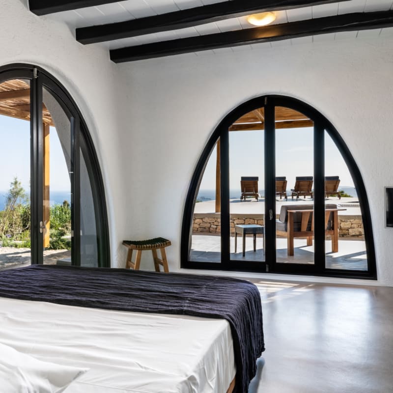 Bedroom Views - Villa Hestia