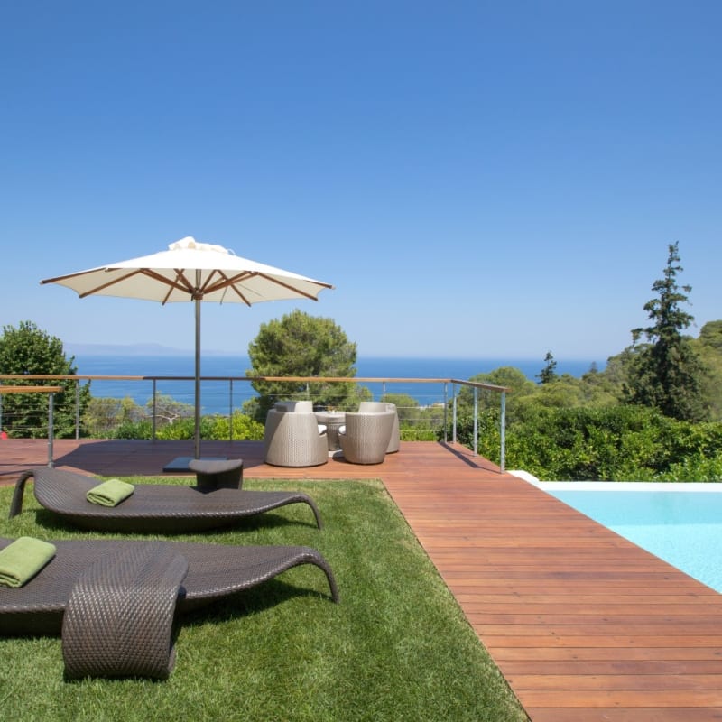 Poolside at Villa Invicta