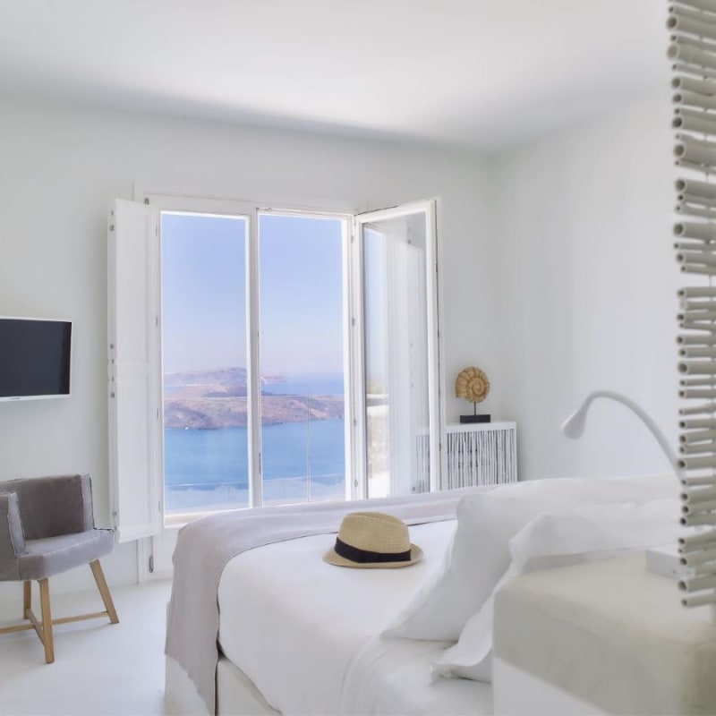 Bedroom at Villa Olympia