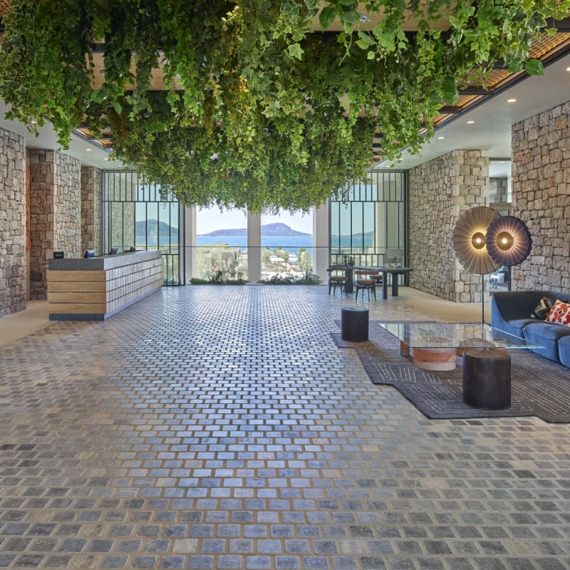 Welcome area