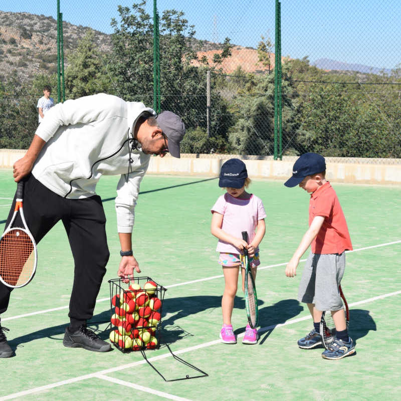 Daios Cove Tennis Lesson 