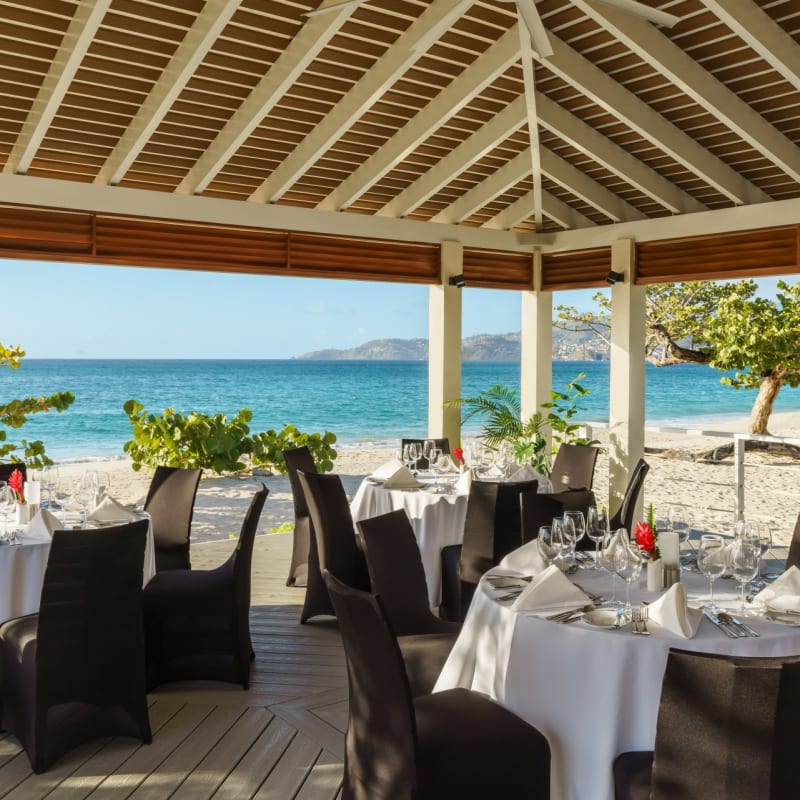 Beachside Pavilion dinner