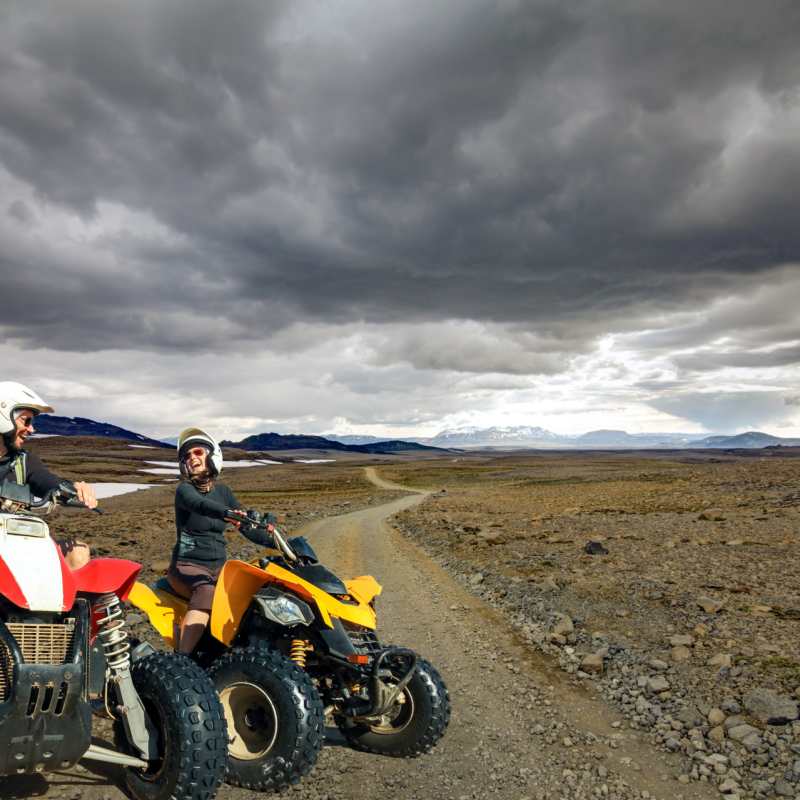 ATV around Lava 