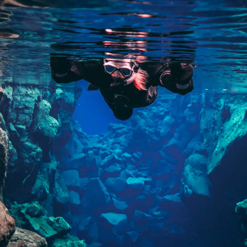 Snorkelling Silfra 
