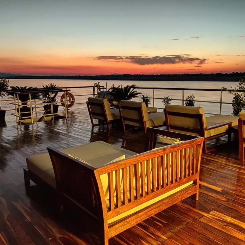 Sunset Deck View 
