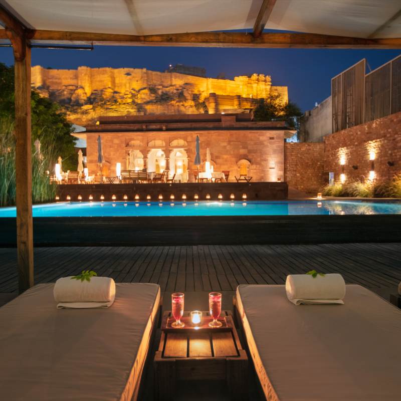 Pool view of fort - Raas 