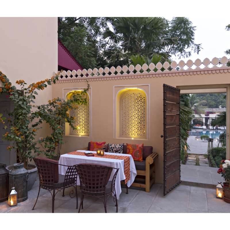 Outdoor Dining - Samode Haveli