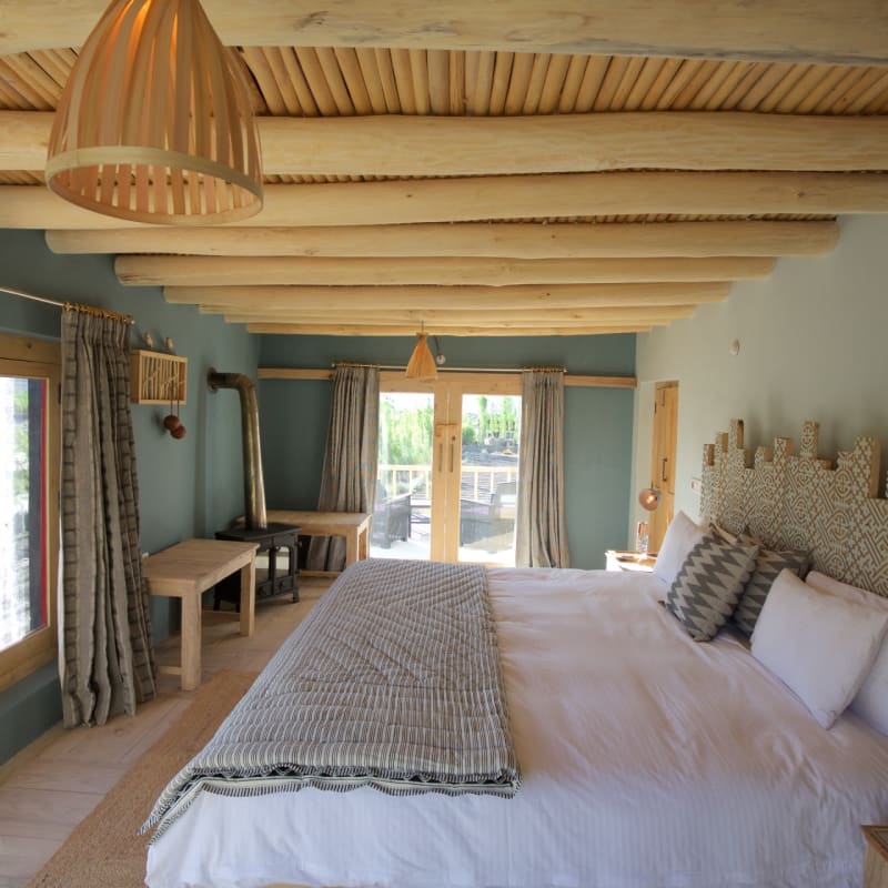 Shakti River House Bedroom - Shakti Ladakh Village Houses