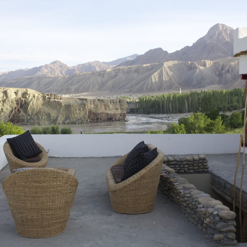 Views from Indus Village House - Shakti Ladakh Village Houses