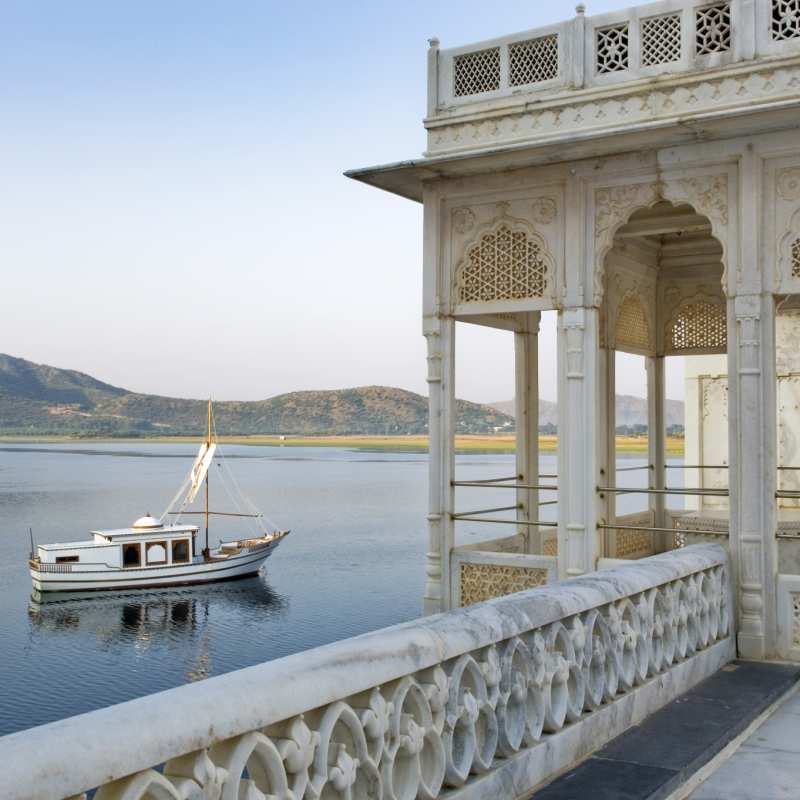 View from hotel - Taj Lake Palace