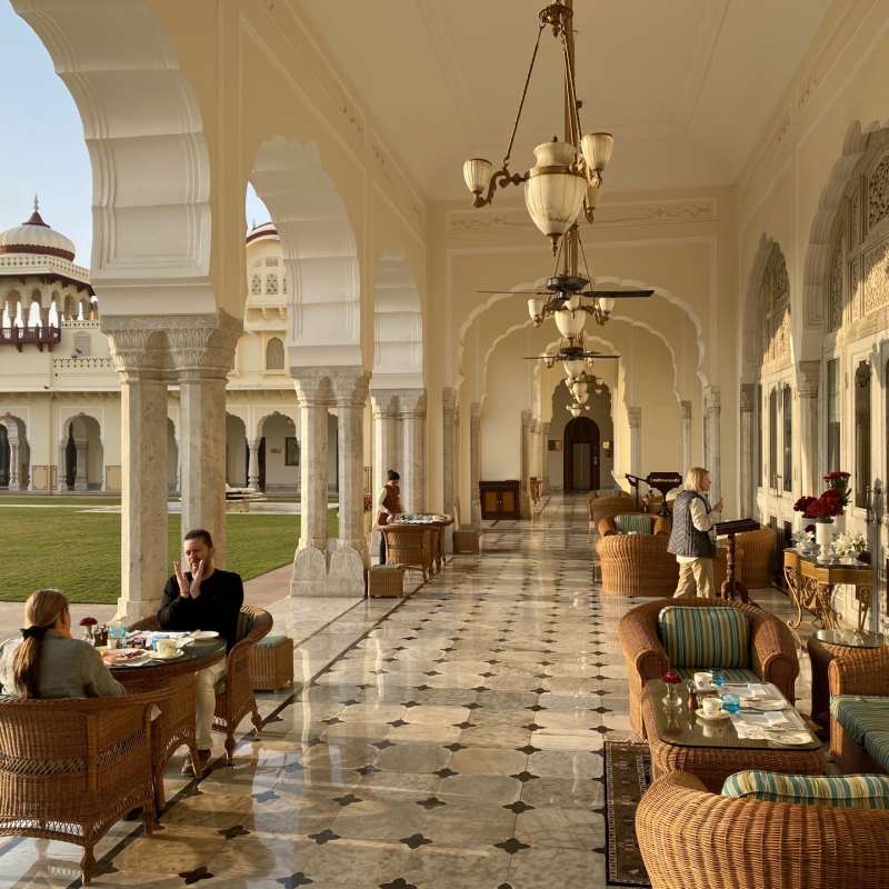 Breakfast Area - Rambagh Palace