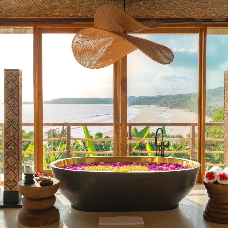 Bathroom View - Nihi Sumba  