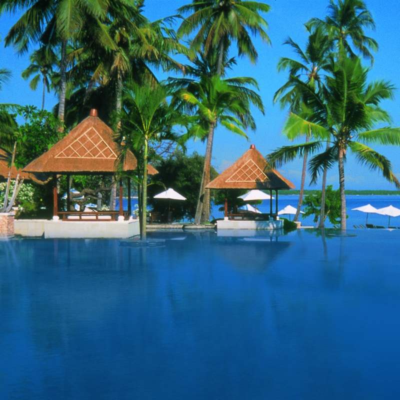 Main pool during the day