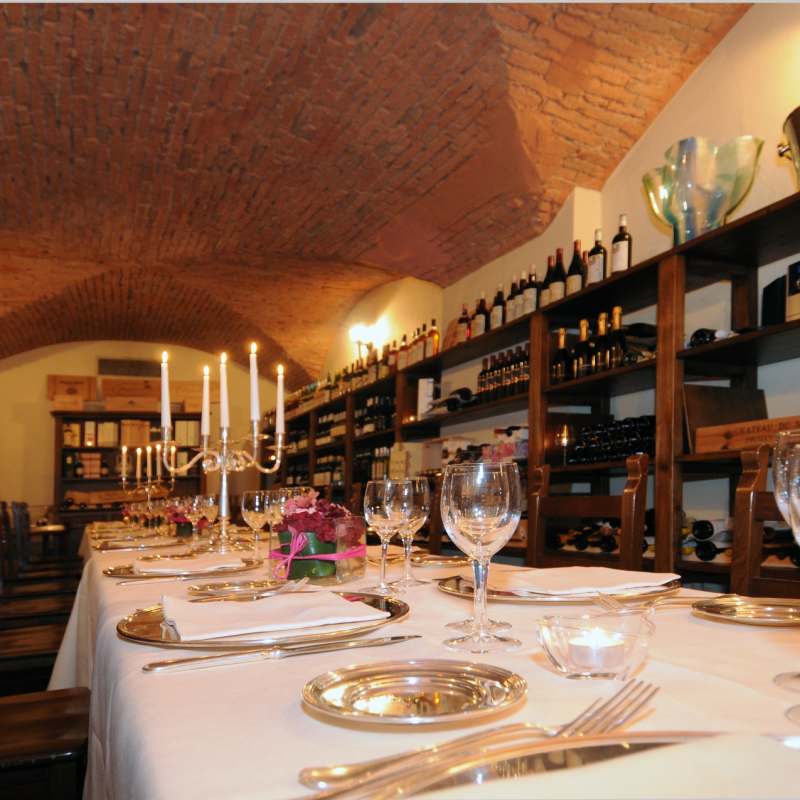 Enoteca Morandi wine cellar