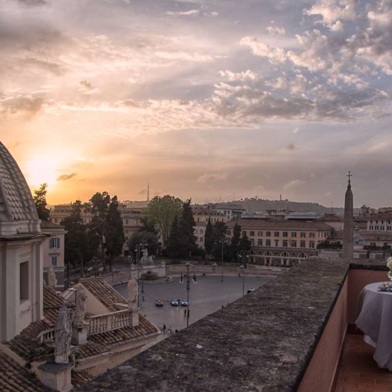 Popolo Suite terrace - Hotel de Russie