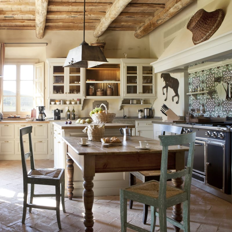 Villa Gauggiole kitchen - Rosewood Castiglion del Bosco