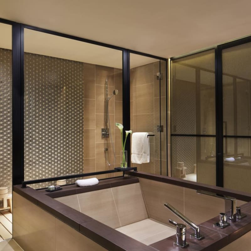 Large Sunken Bath - Ritz Carlton Kyoto
