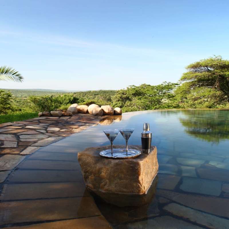Swimming pool - Cottar's 1920 Safari Camp