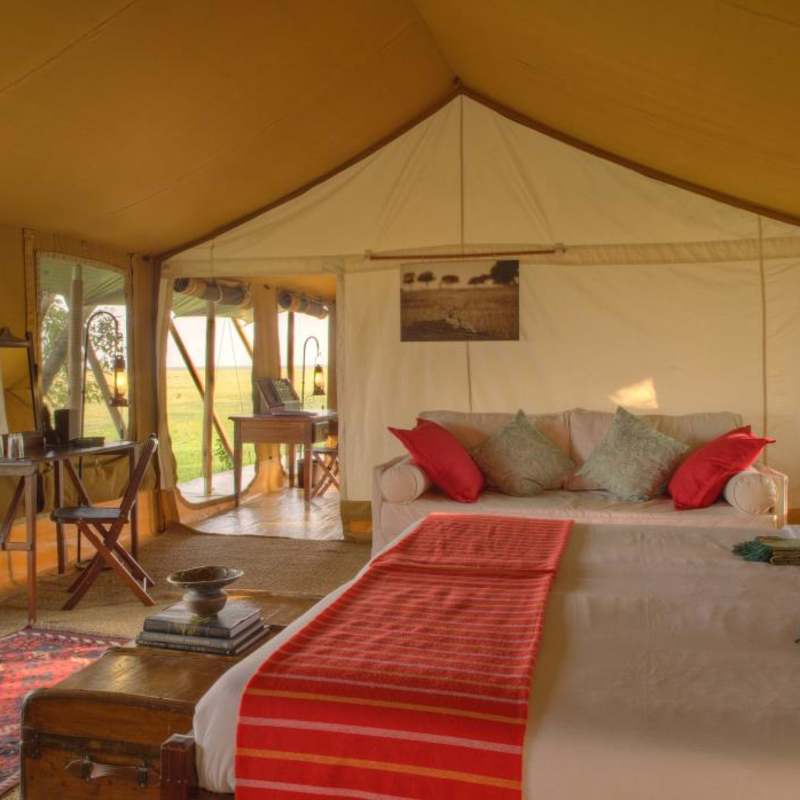 Tent Interior - Elephant Pepper Camp