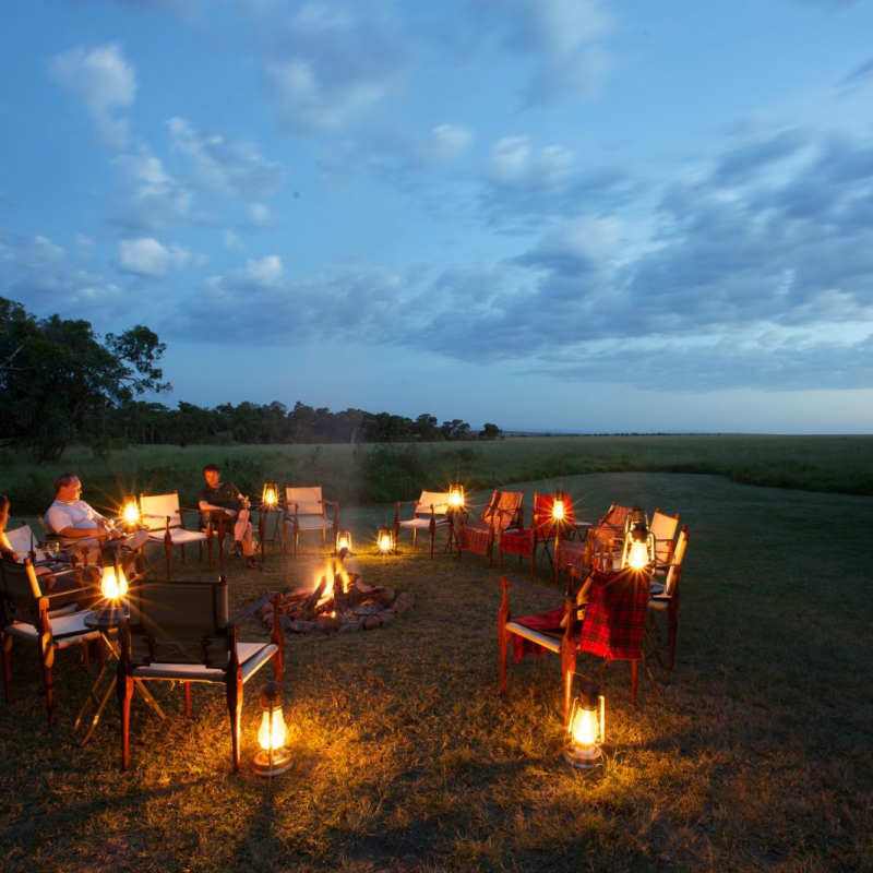 Round the campfire - Elephant Pepper Camp