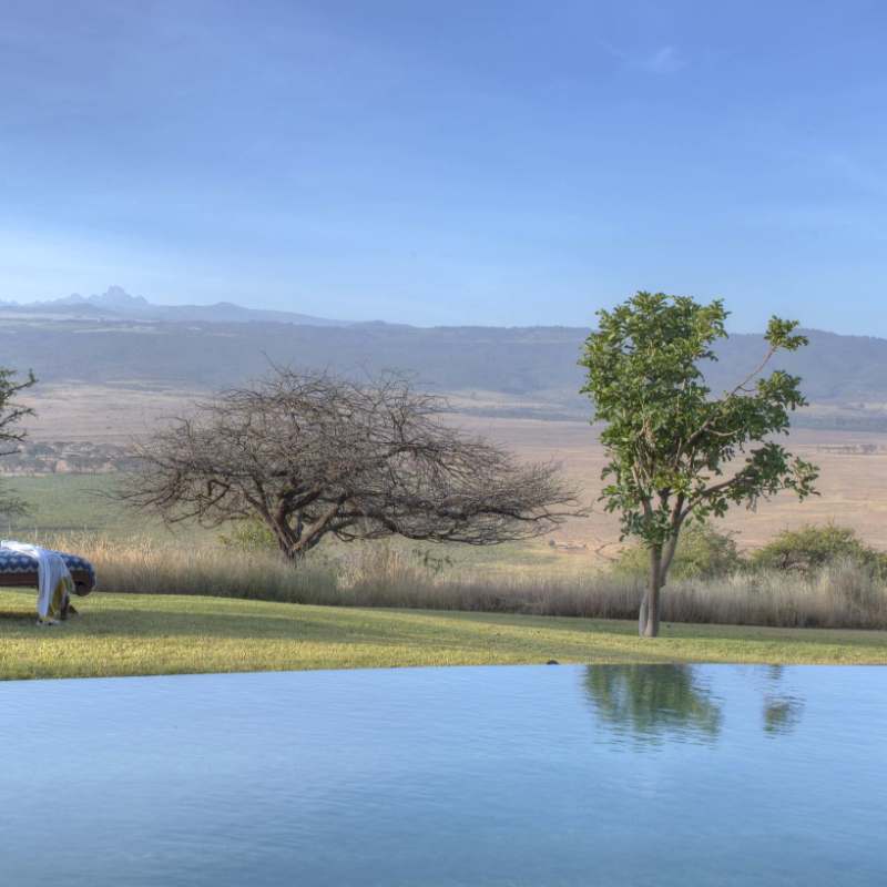 Infinity pool with View